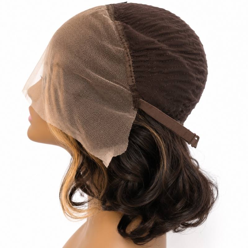 Honeycomb Money-Piece 13×4 Lace Bob Wig