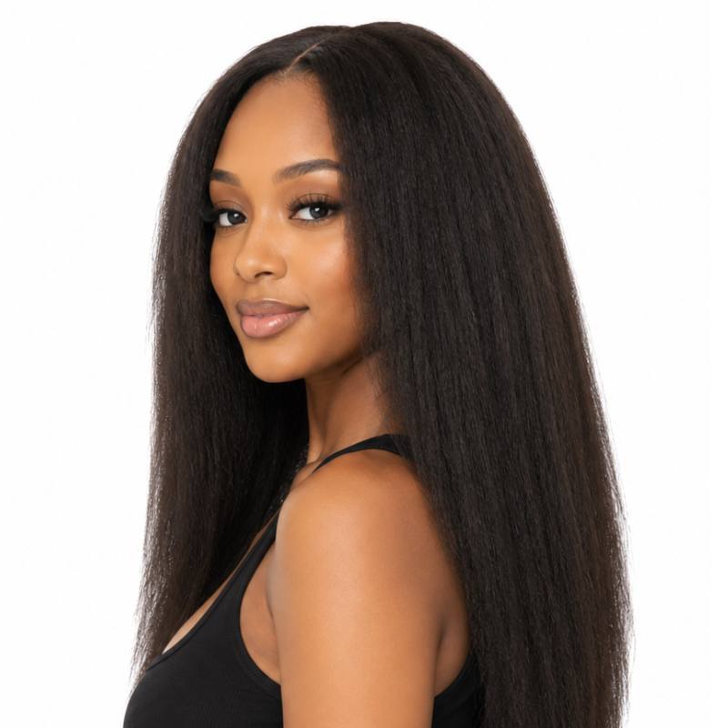 Natural Blowout Kinky Straight U-Part Wig