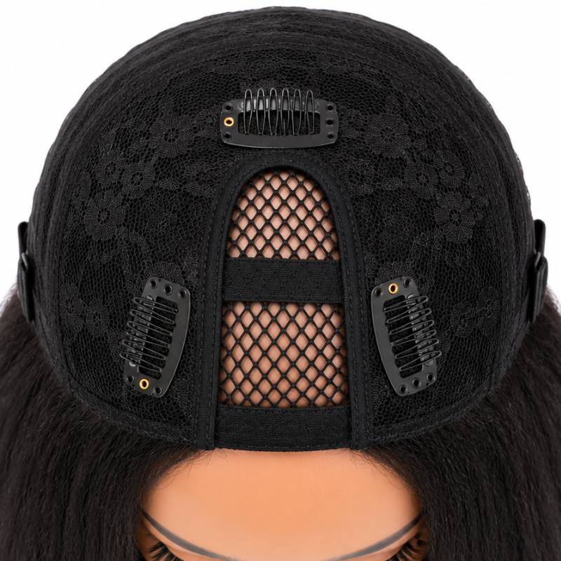 Natural Blowout Kinky Straight U-Part Wig